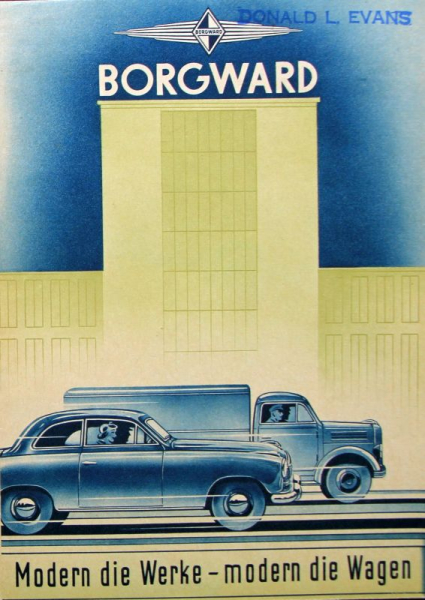 Borgward Modellprogramm 1952 Automobilprospekt (10141)